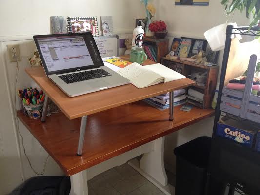 Convert your desk to deals a standing desk